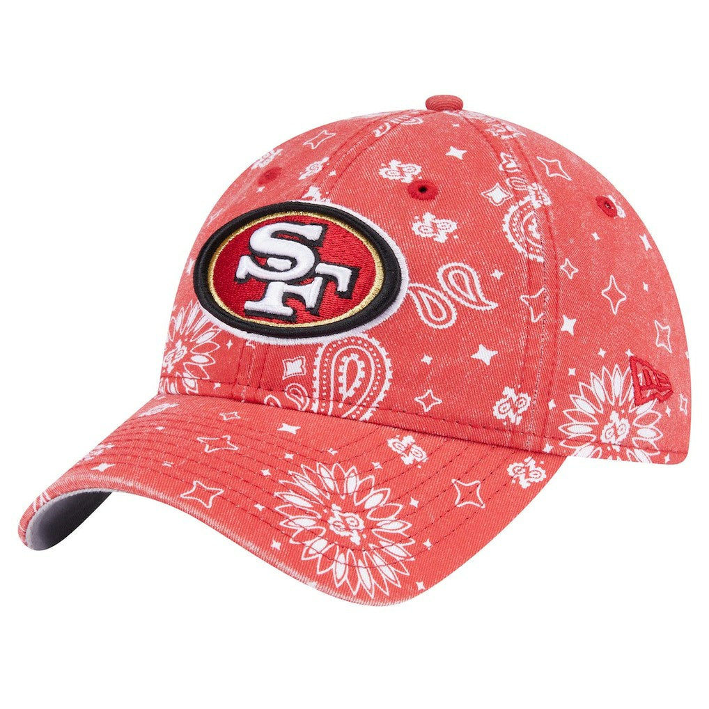 NFL San Francisco 49ers Women's Paisley 9TWENTY Adjustable Hat