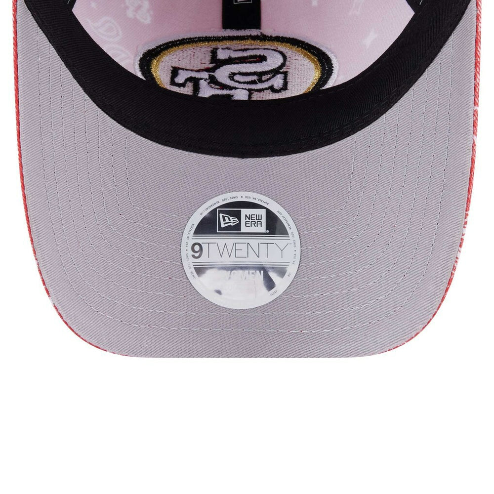 NFL San Francisco 49ers Women's Paisley 9TWENTY Adjustable Hat