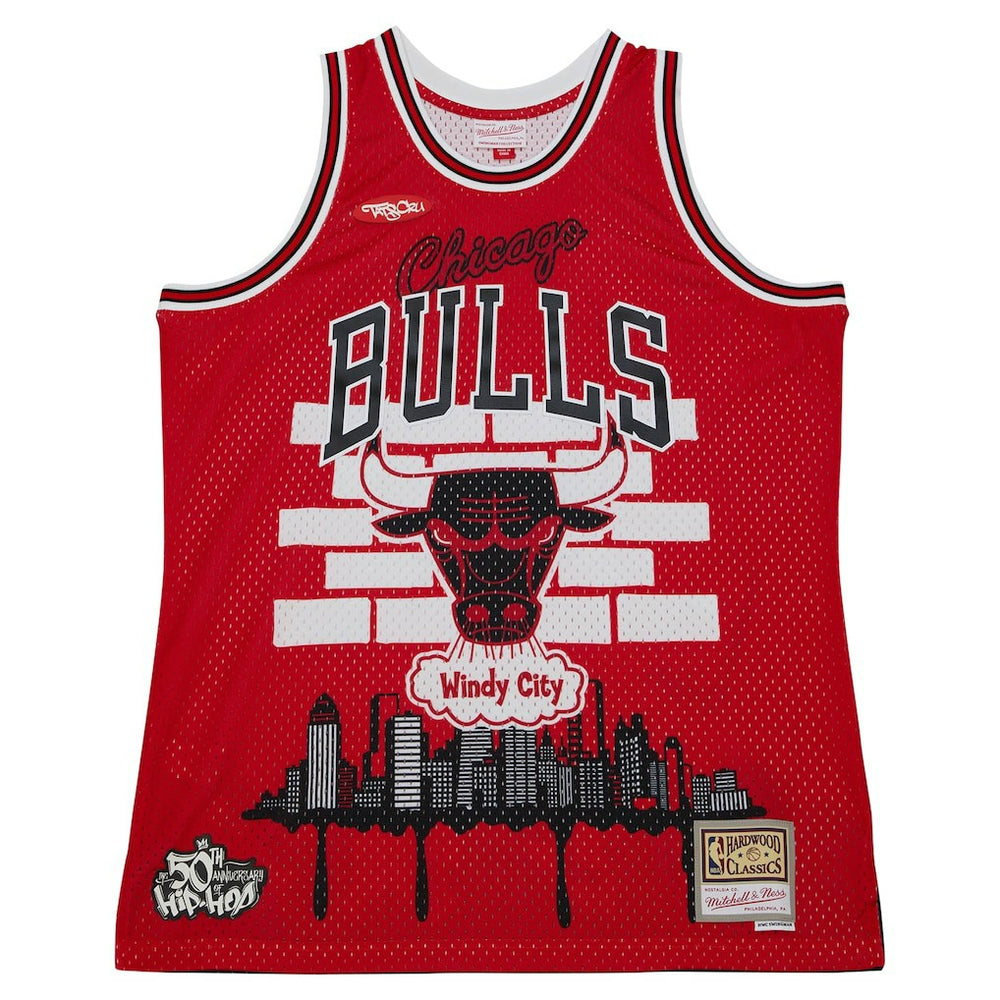 Chicago Bulls x Tats Cru Hardwood Classics Fashion Jersey sale - Red | Mitchell & Ness on sale