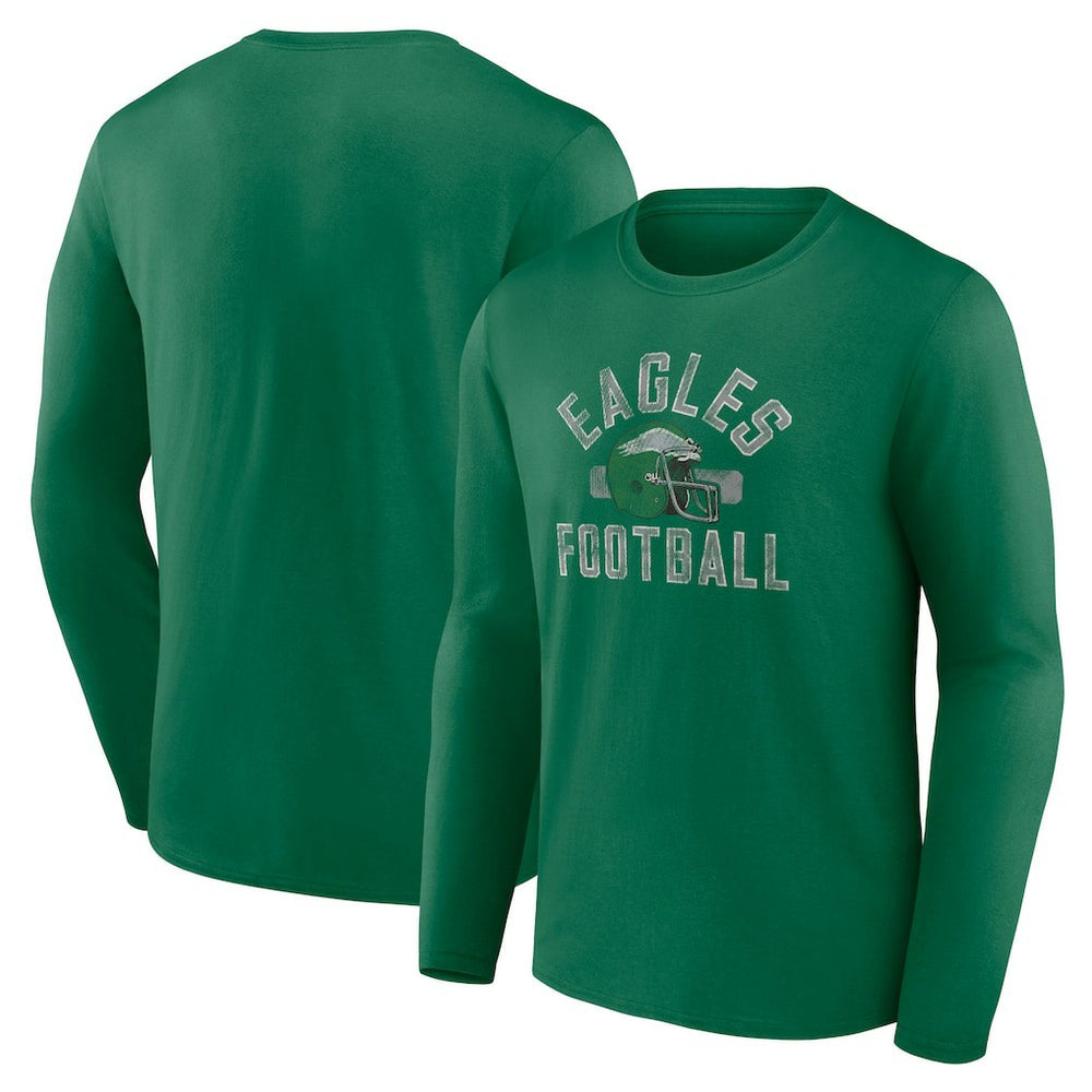 NFL Philadelphia Eagles Gridiron Classics Retro Block Long Sleeve T-Shirt