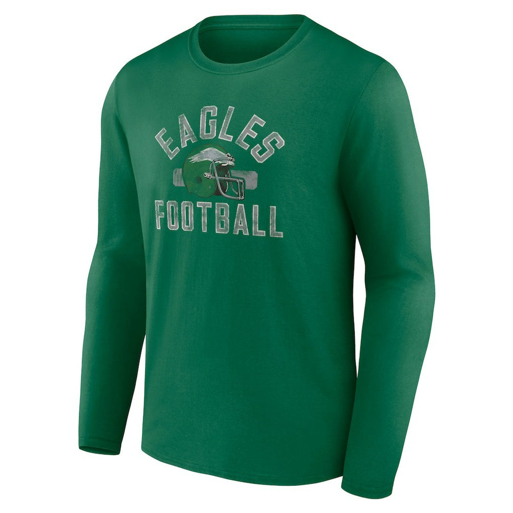 NFL Philadelphia Eagles Gridiron Classics Retro Block Long Sleeve T-Shirt