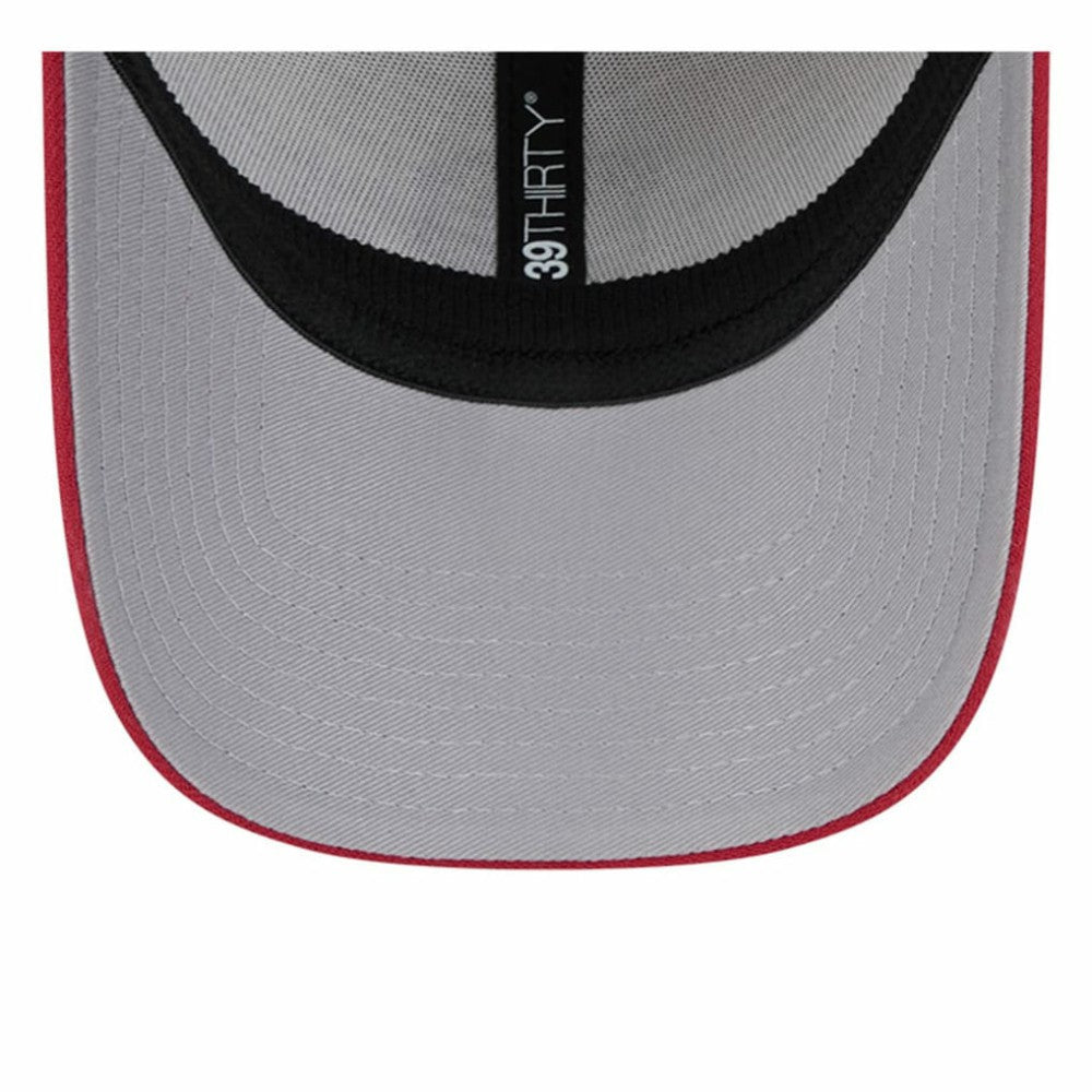 Pittsburgh Pirates 2024 Fourth of July 39THIRTY Flex Hat - Khaki/Red | New Era