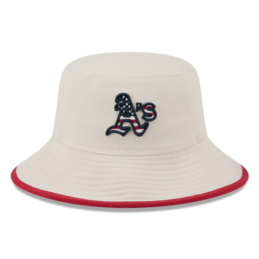Athletics 2024 Fourth of July Bucket Hat - Khaki | New Era