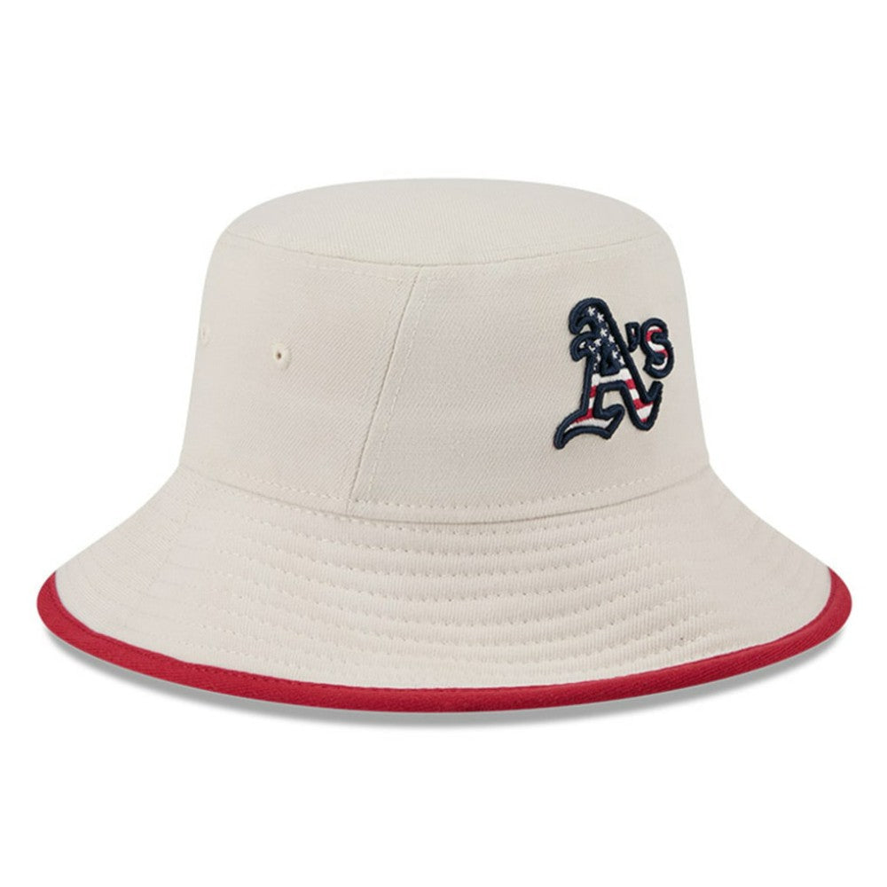 Athletics 2024 Fourth of July Bucket Hat - Khaki | New Era