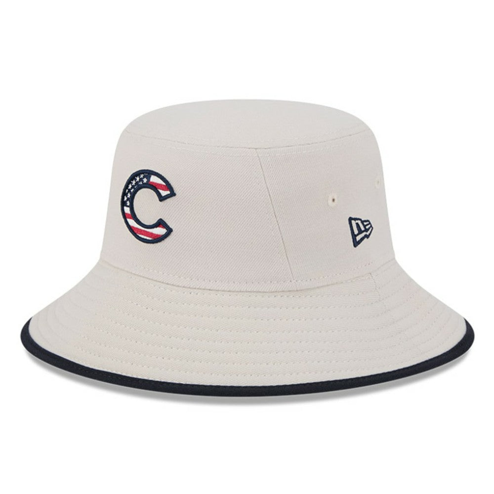Chicago Cubs 2024 Fourth of July Bucket Hat - Khaki | New Era