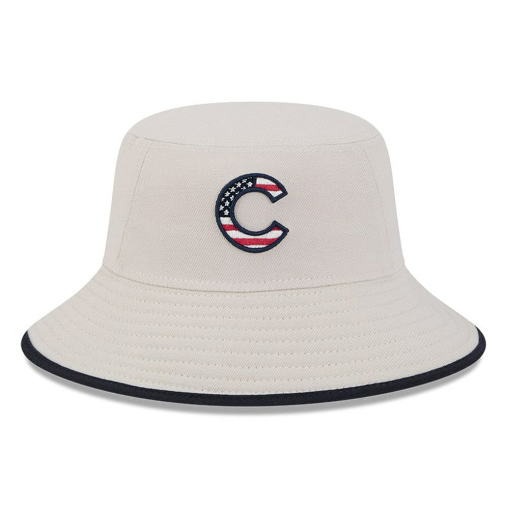 Chicago Cubs 2024 Fourth of July Bucket Hat - Khaki | New Era