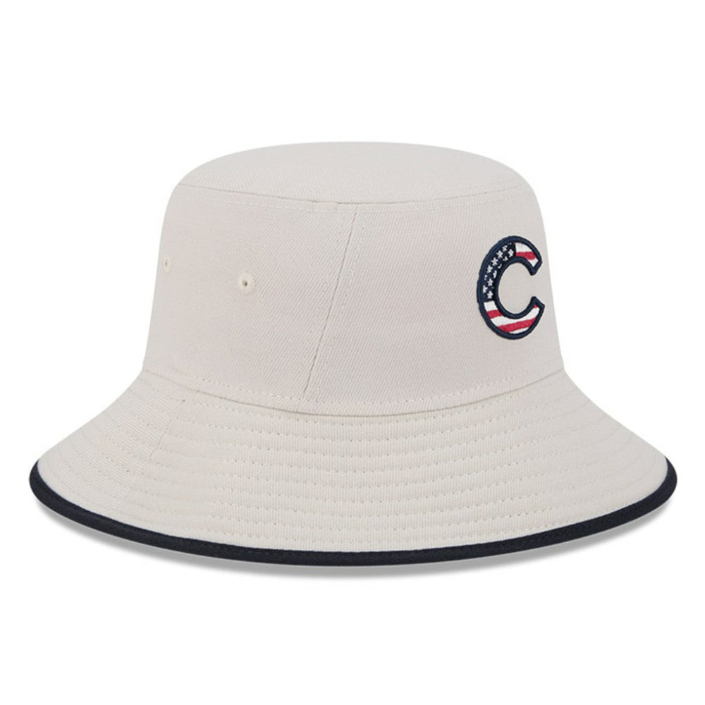 Chicago Cubs 2024 Fourth of July Bucket Hat - Khaki | New Era