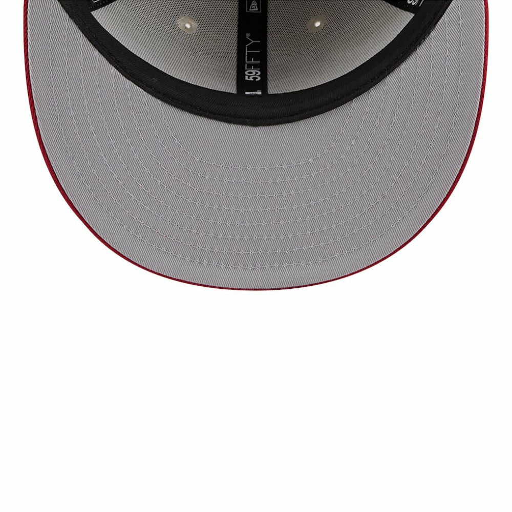 San Diego Padres 2024 Fourth of July Low Profile 59FIFTY Fitted Hat - Khaki/Red | New Era