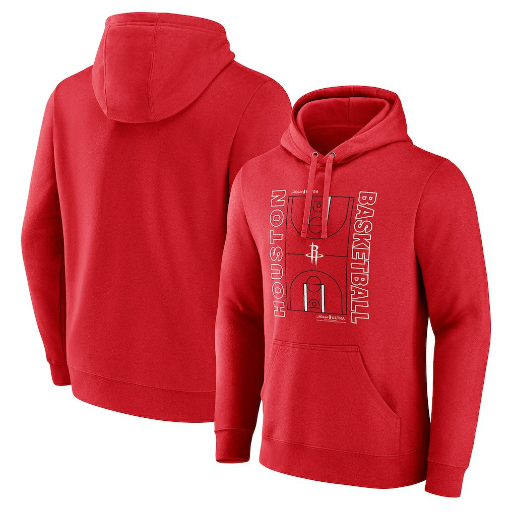 Houston Rockets Michelob Ultra Full Court Pullover Hoodie - Red cheap