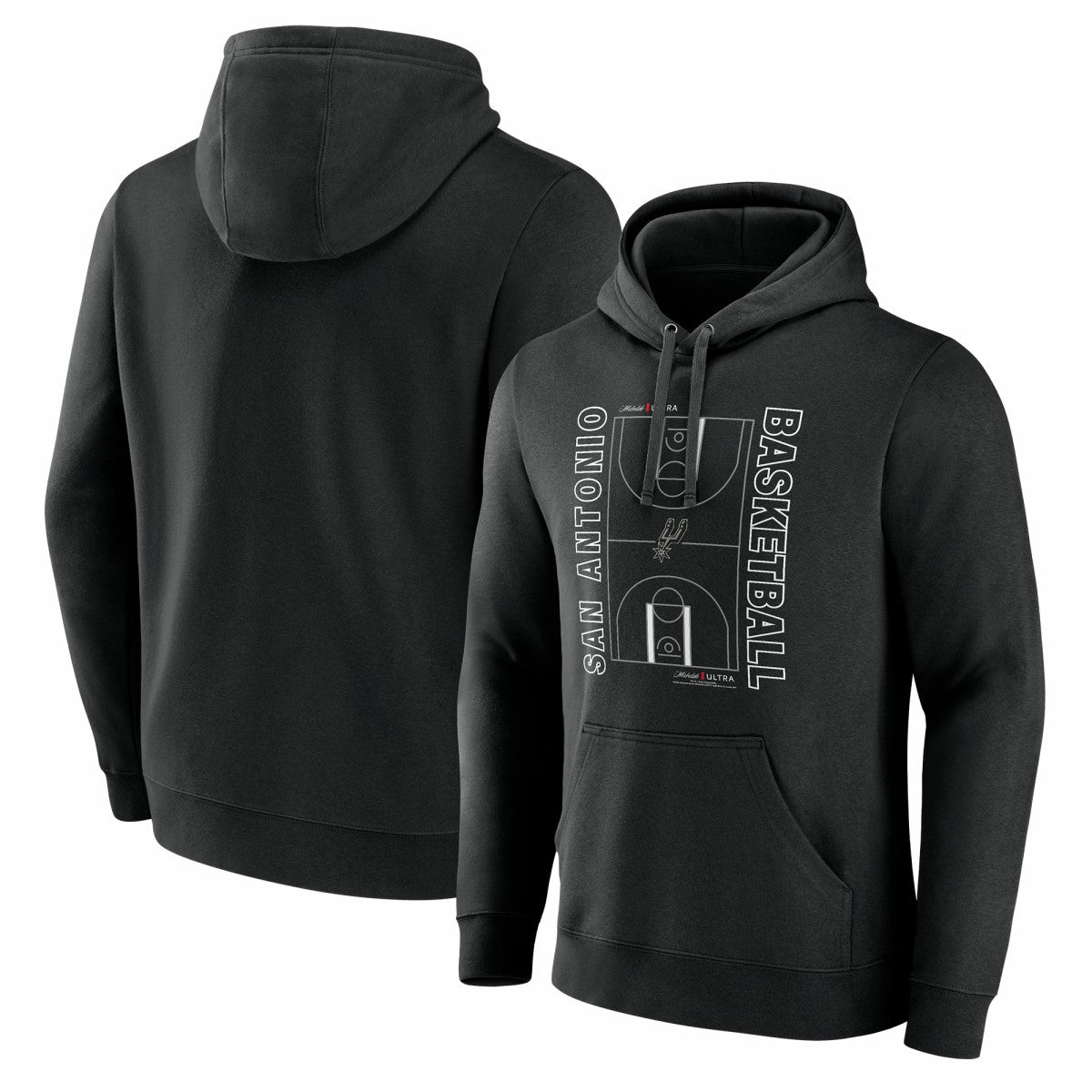 San Antonio Spurs Michelob Ultra Full Court Pullover Hoodie - Black discount