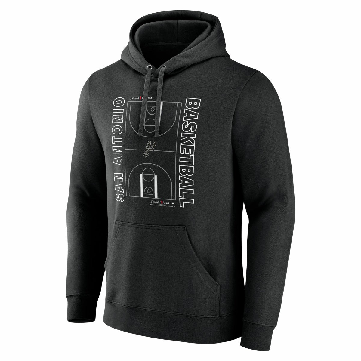 San Antonio Spurs Michelob Ultra Full Court Pullover Hoodie - Black discount