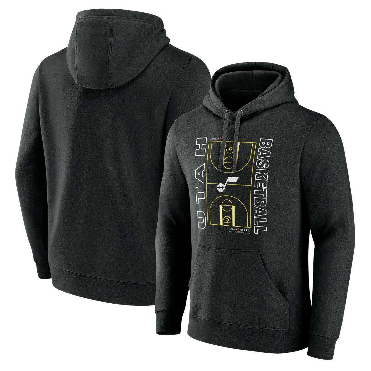 Utah Jazz Michelob Ultra Full Court Pullover Hoodie - Black for sale