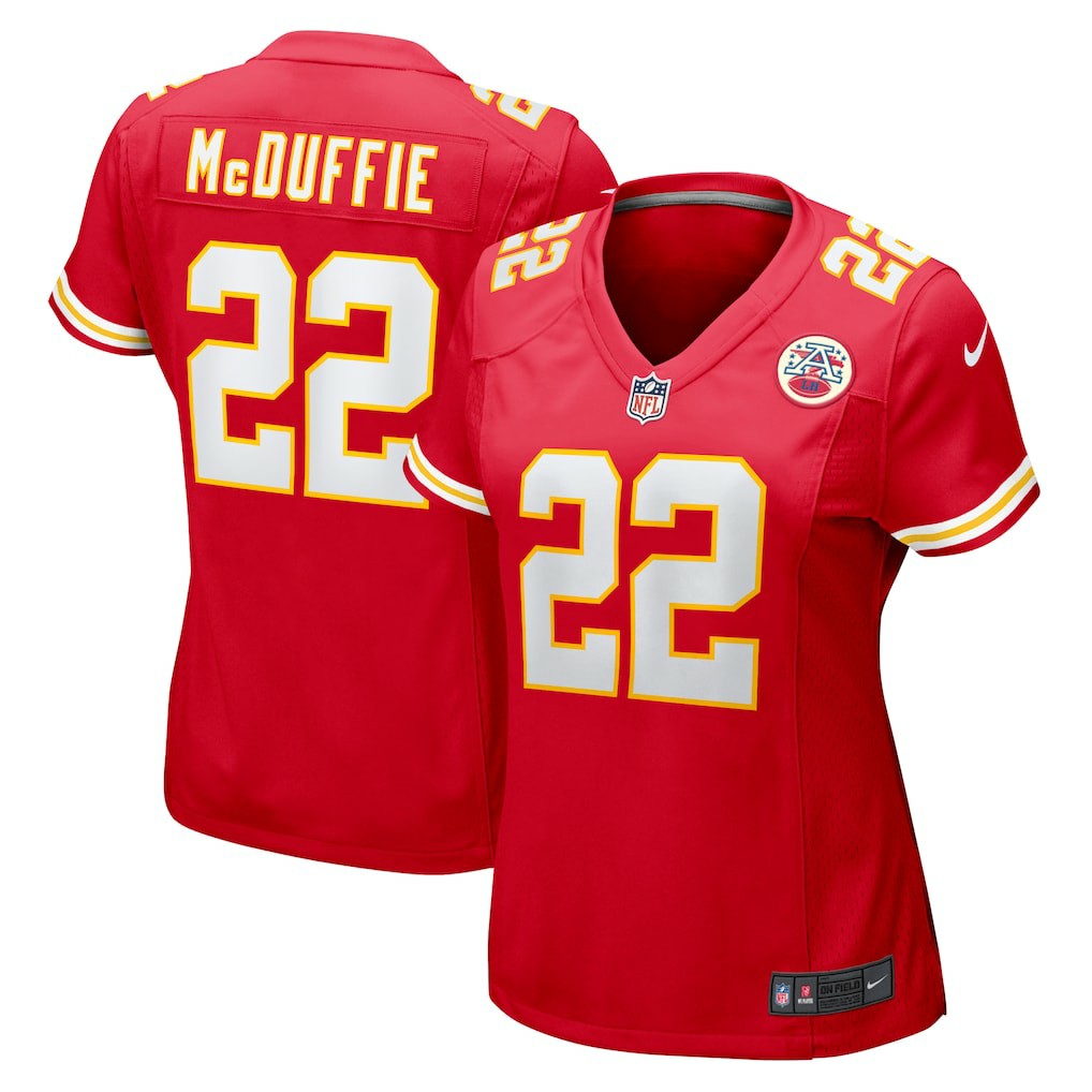 NFL Kansas City Chiefs Trent McDuffie  Women's Game Jersey