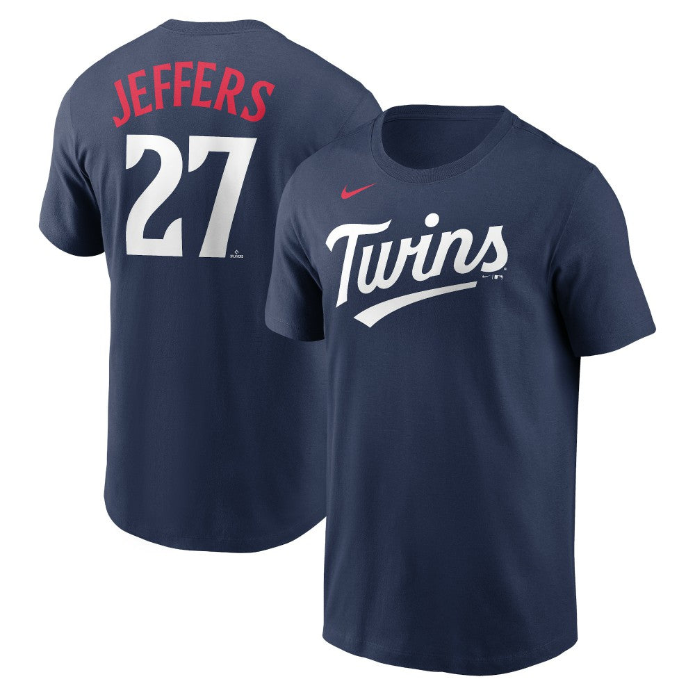 Ryan Jeffers Minnesota Twins Player Name & Number T-Shirt - Navy | Nike