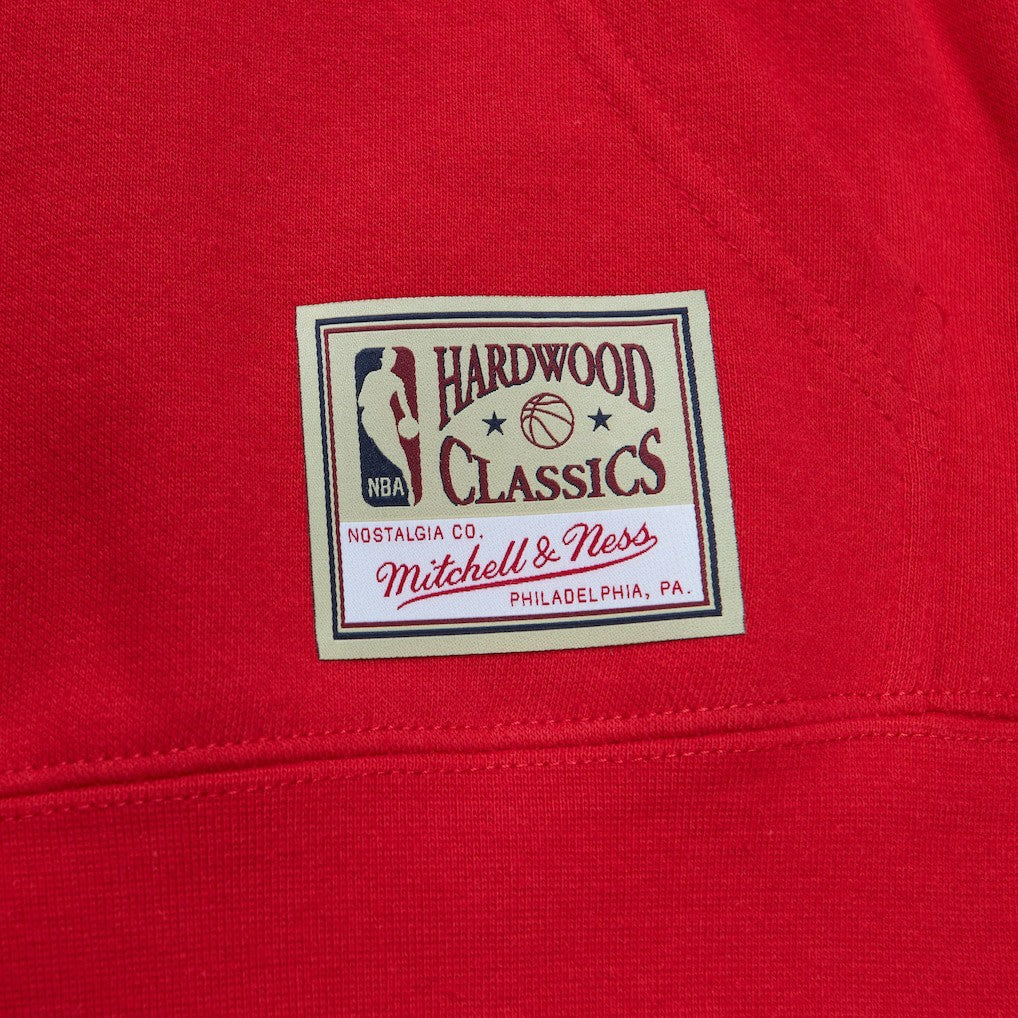 Chicago Bulls x Tats Cru Hardwood Classics Brick Pullover Hoodie sale - Red | Mitchell & Ness discount
