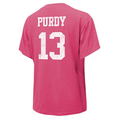NFL San Francisco 49ers Brock Purdy  Majestic Threads Women's Name & Number T-Shirt