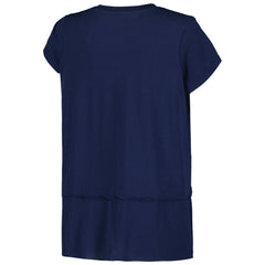Milwaukee Brewers G-III 4Her by Carl Banks Women's Cheer Fashion T-Shirt - Navy
