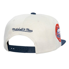 Houston Astros Cooperstown Collection Speed Zone Snapback Hat - Cream | Mitchell & Ness