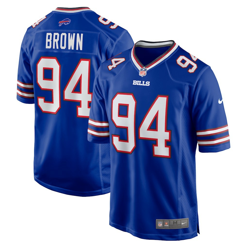 NFL Buffalo Bills Andrew Brown  Game Jersey