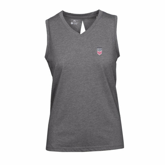 USWNT Levelwear Women's Paisley Tank Top on sale - Gray