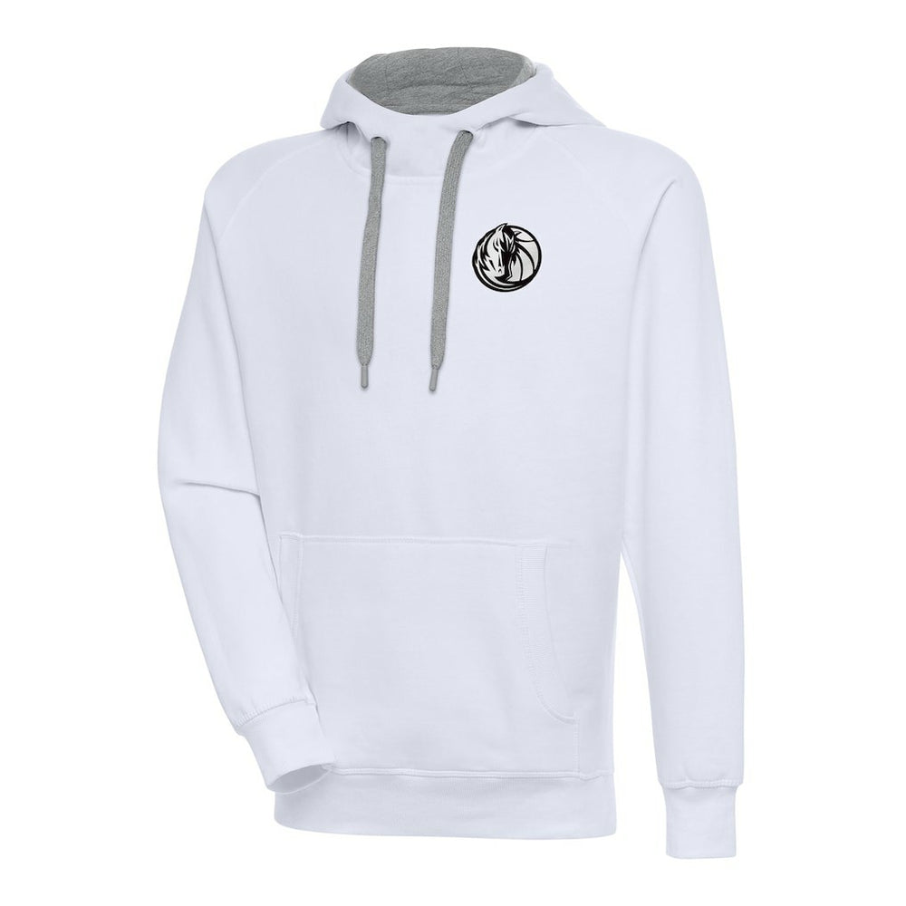 Dallas Mavericks Antigua Metallic Logo Victory Raglan Pullover Hoodie sale - White shop