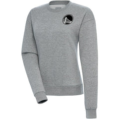 Golden State Warriors Antigua Women's Brushed Metallic Victory Pullover Sweatshirt - Heather Gray cheap