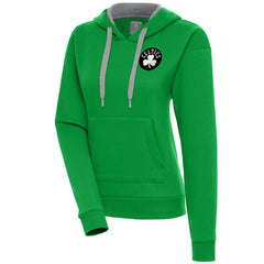 Boston Celtics Antigua Women's Brushed Metallic Victory Pullover Hoodie - Kelly Green online