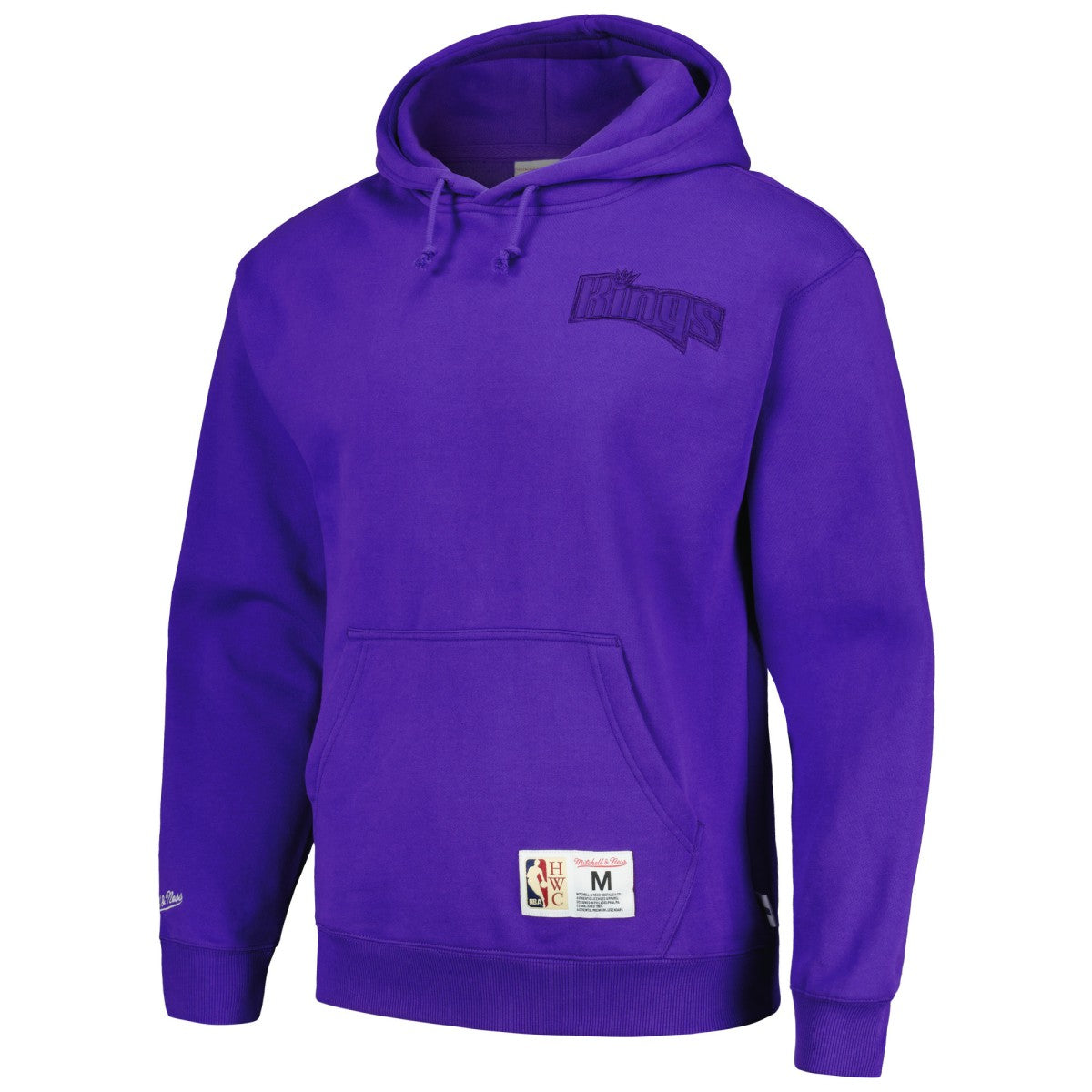 Sacramento Kings Hardwood Classics Tonal Pullover Hoodie - Purple | Mitchell & Ness for sale