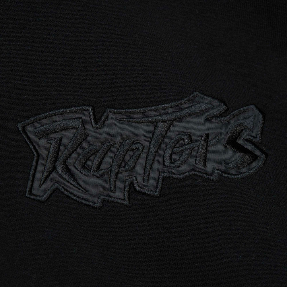 Toronto Raptors Hardwood Classics Tonal Pullover Hoodie - Black | Mitchell & Ness outlet