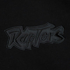Toronto Raptors Hardwood Classics Tonal Pullover Hoodie - Black | Mitchell & Ness outlet