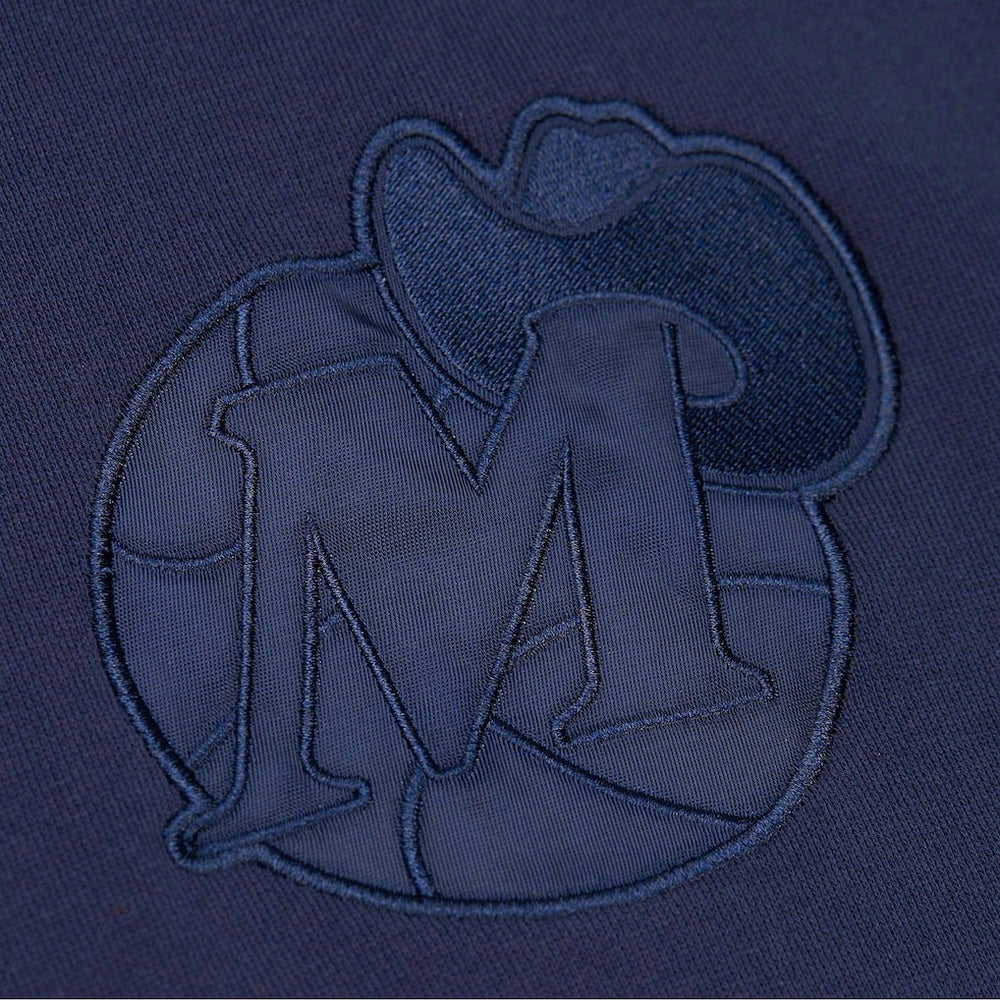Dallas Mavericks Hardwood Classics Tonal Pullover Hoodie sale - Navy | Mitchell & Ness shop