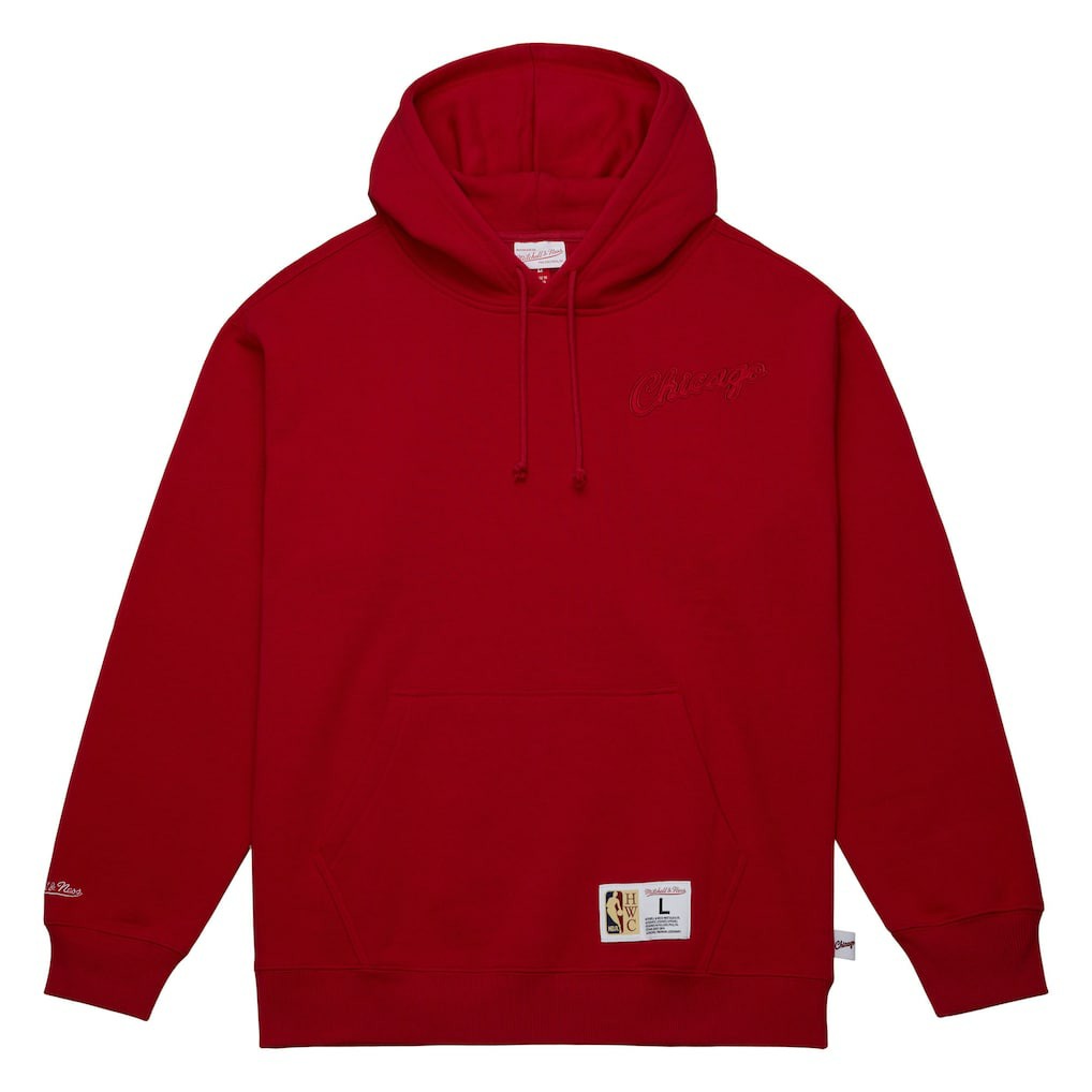 Chicago Bulls Hardwood Classics Tonal Pullover Hoodie sale - Red | Mitchell & Ness sale