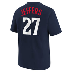 Ryan Jeffers Minnesota Twins Youth Name & Number T-Shirt - Navy | Nike
