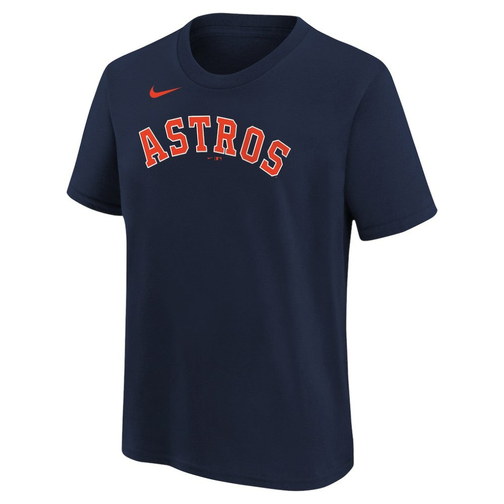 Yainer Diaz Houston Astros Youth Name & Number T-Shirt - Navy | Nike