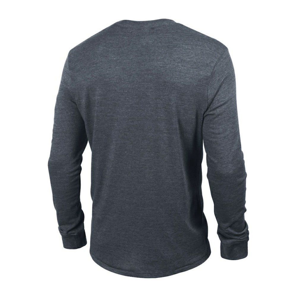Seattle Kraken Champion Multi-Logo Tri-Blend Long Sleeve T-Shirt