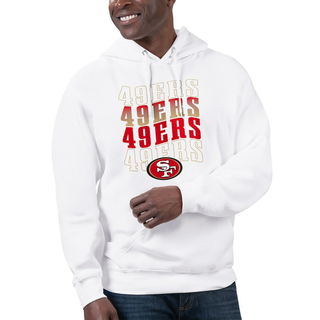 NFL San Francisco 49ers Starter Unisex Name Drop Logo Pullover Hoodie