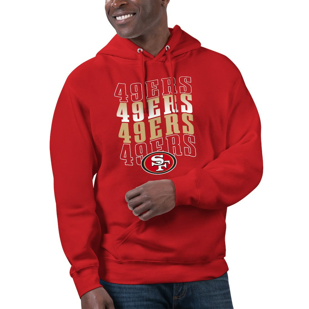 NFL San Francisco 49ers Starter Unisex Name Drop Logo Pullover Hoodie