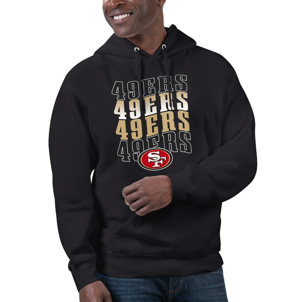 NFL San Francisco 49ers Starter Unisex Name Drop Logo Pullover Hoodie