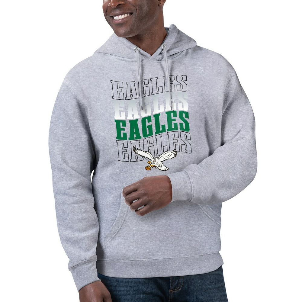 NFL Philadelphia Eagles Starter Unisex Throwback Name Drop Pullover Hoodie