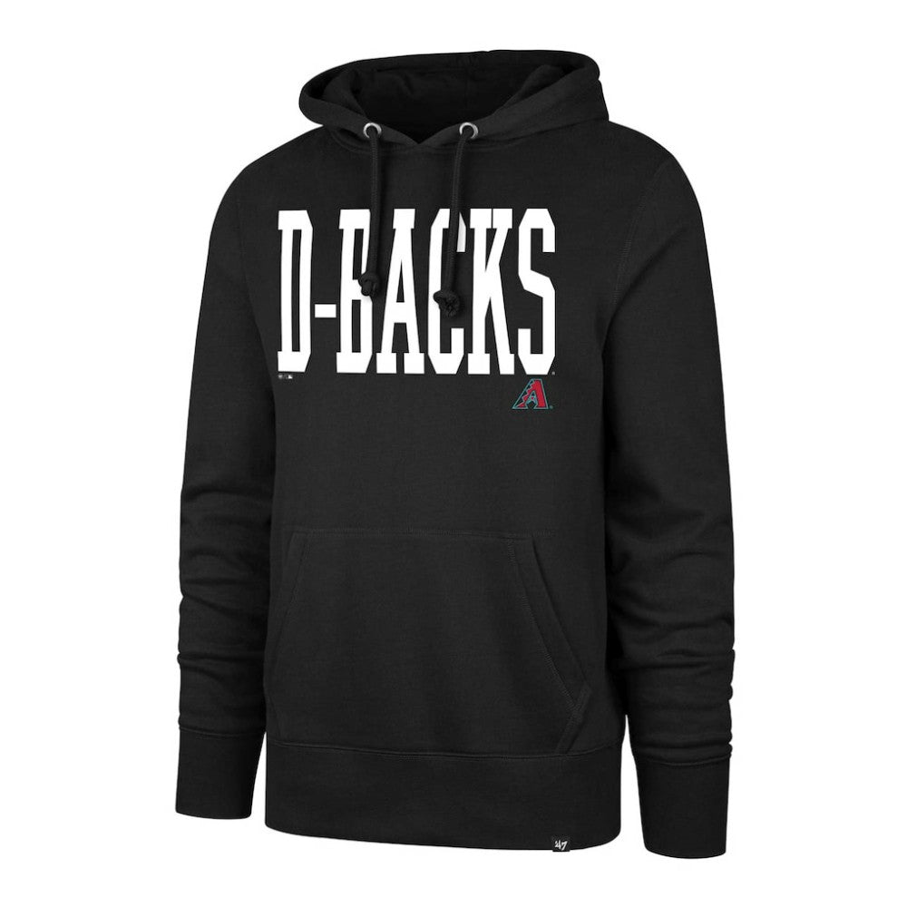 Arizona Diamondbacks Dime Headline Pullover Hoodie - Black | 47 brand