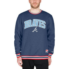 Atlanta Braves Pullover Sweatshirt - Navy | New Era