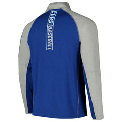 Chicago Cubs Father's Day Raglan Quarter-Zip Top - Royal | New Era