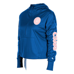 Chicago Cubs Women's Half-Zip Hoodie - Royal | New Era