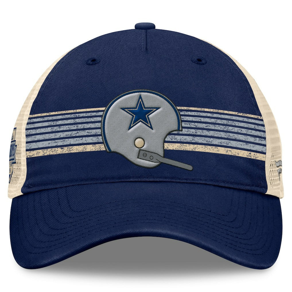 NFL Dallas Cowboys Retro Fundamentals Stripes Trucker Adjustable Hat