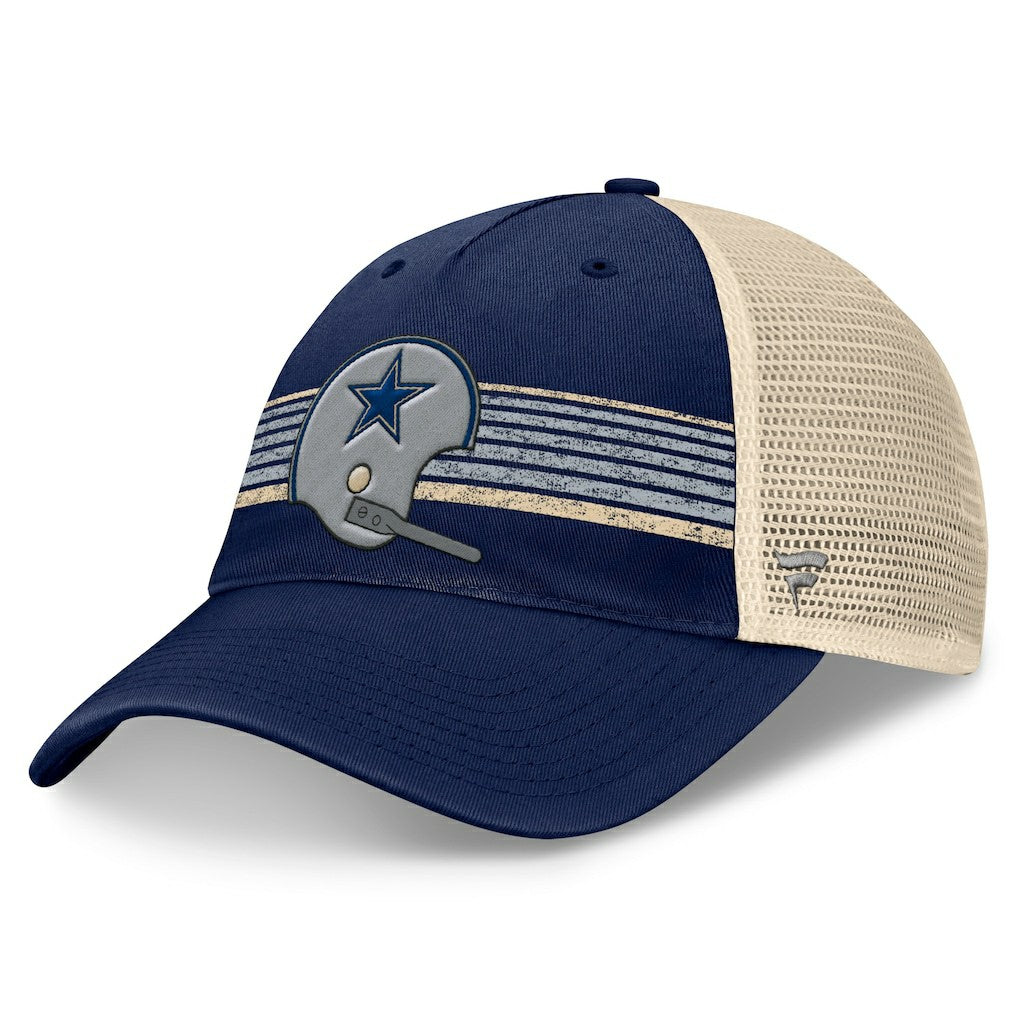 NFL Dallas Cowboys Retro Fundamentals Stripes Trucker Adjustable Hat