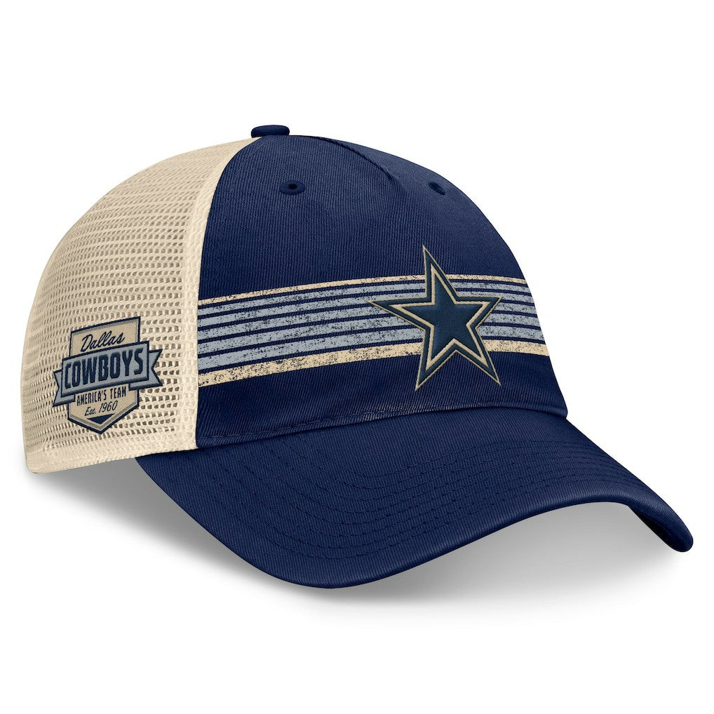 NFL Dallas Cowboys Fundamentals Stripes Trucker Adjustable Hat