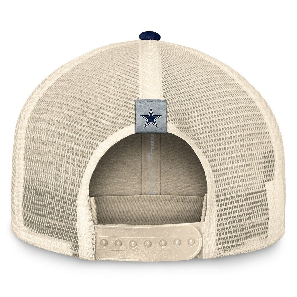 NFL Dallas Cowboys Fundamentals Diamond Stripes Trucker Adjustable Hat
