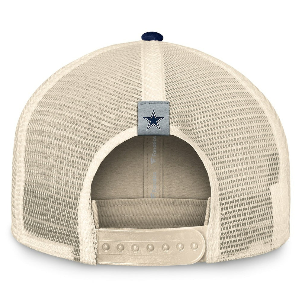 NFL Dallas Cowboys Fundamentals Diamond Stripes Trucker Adjustable Hat