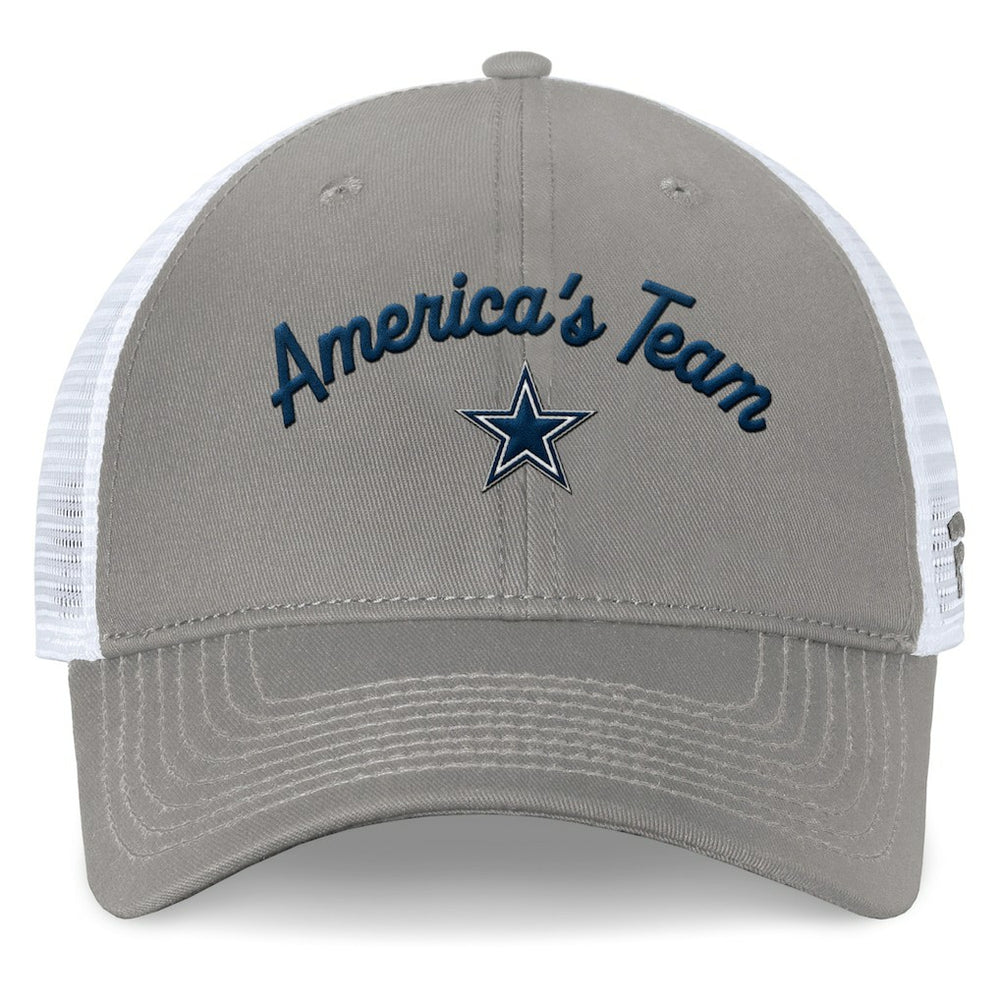 NFL Dallas Cowboys Women's Fundamentals Slogan Trucker Adjustable Hat