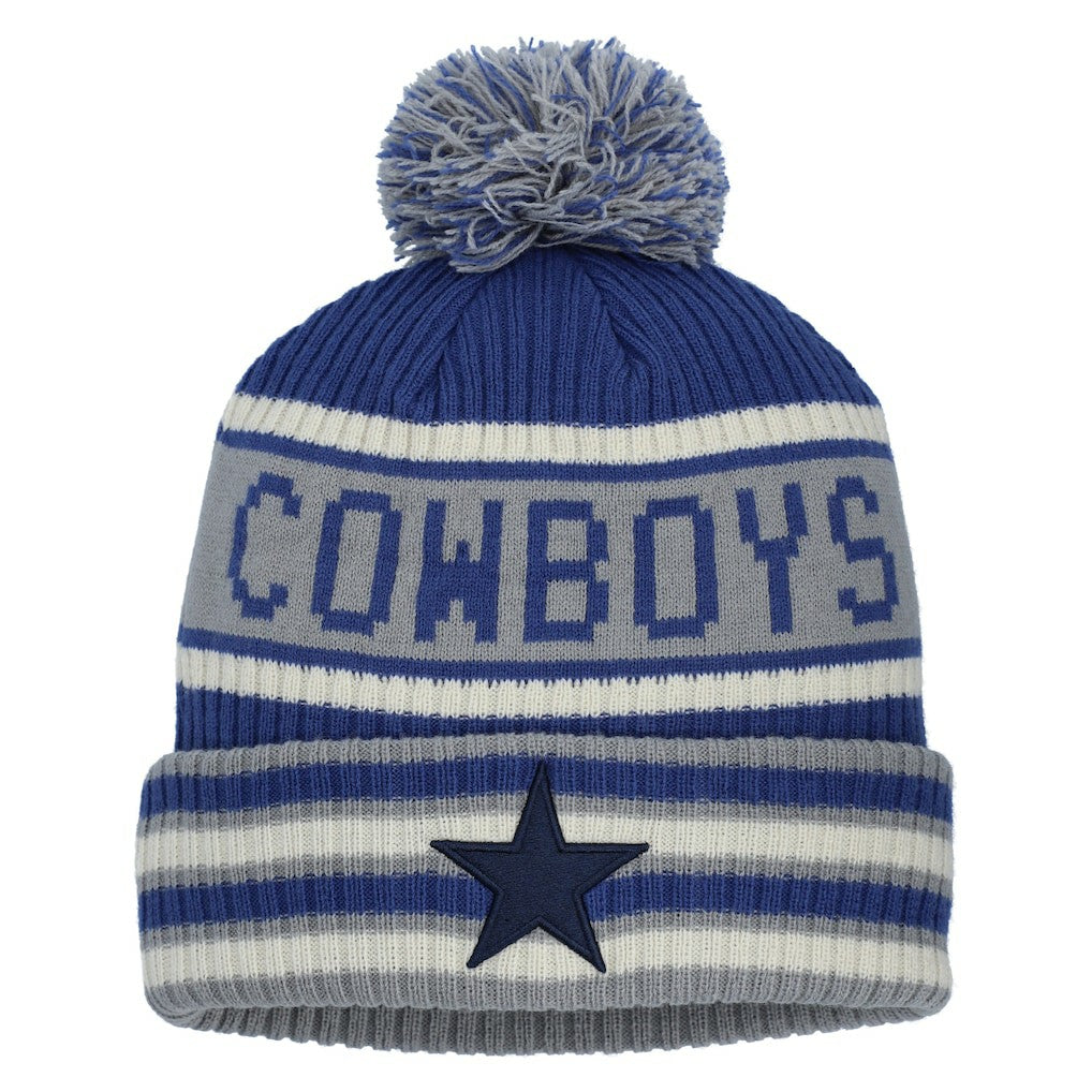 NFL Dallas Cowboys Heritage Blindside Cuffed Knit Hat with Pom